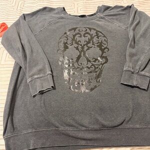 Torrid Charcoal Graphic Sweatshirt